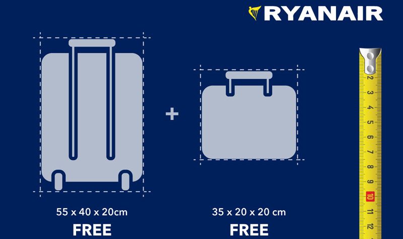 ryanair imbarcare bagaglio a mano